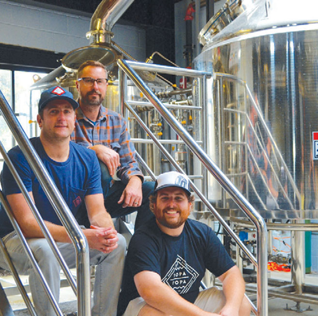 The founders of Topa Topa Brewing Company