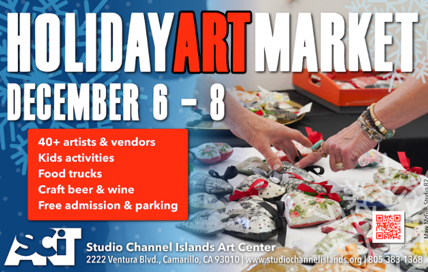 Holiday Art Market Camarillo December Vendors shopping