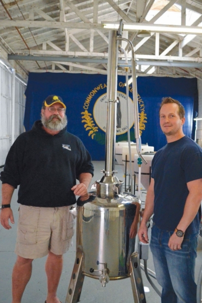 Michael Machuzak and Joe Freas of Channel Islands Distillery in Ventura 