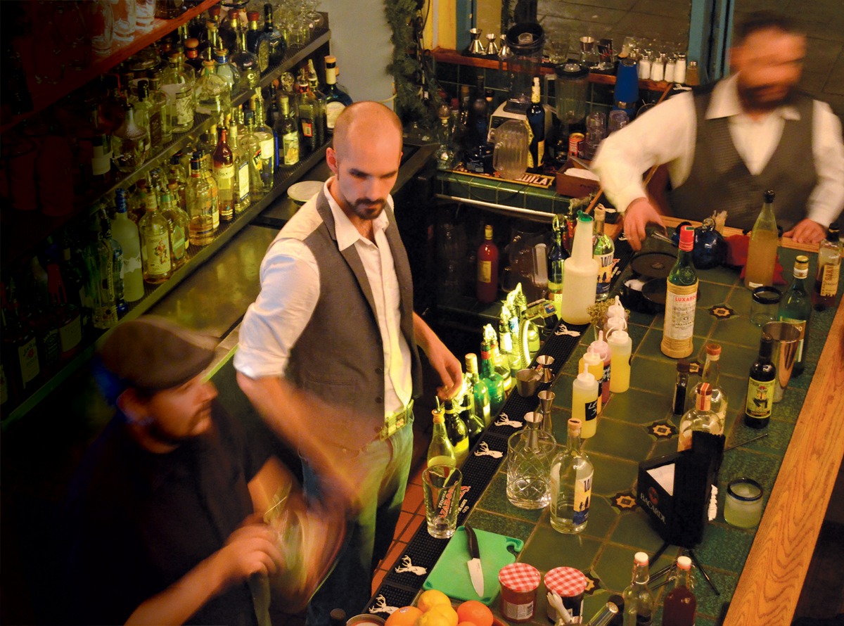 Sam Gay, head bartender at Jimmy’s Pub at the Ojai Valley Inn and Spa