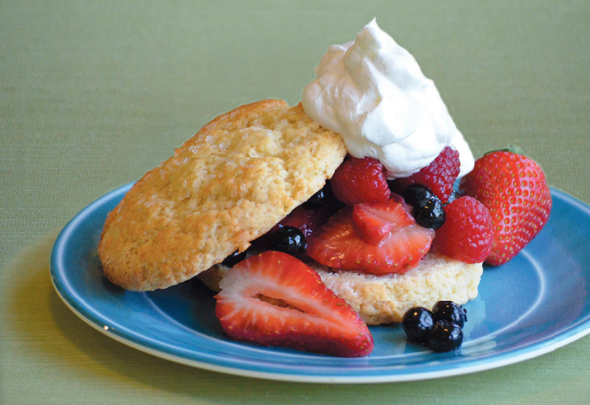 olive oil shortcake
