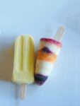 Berry Peach Greek Yogurt Ice Pop